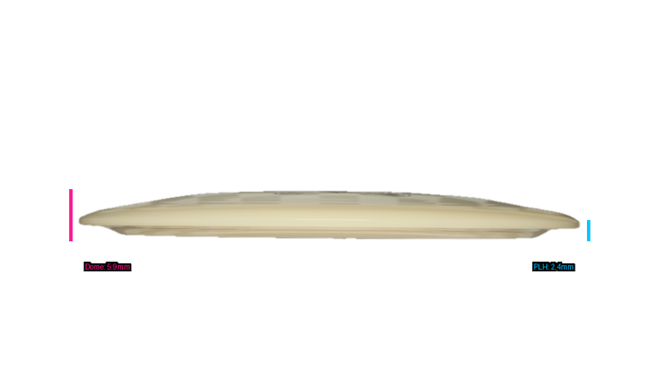 Latitude 64 Opto Sapphire Distance Driver Profile View