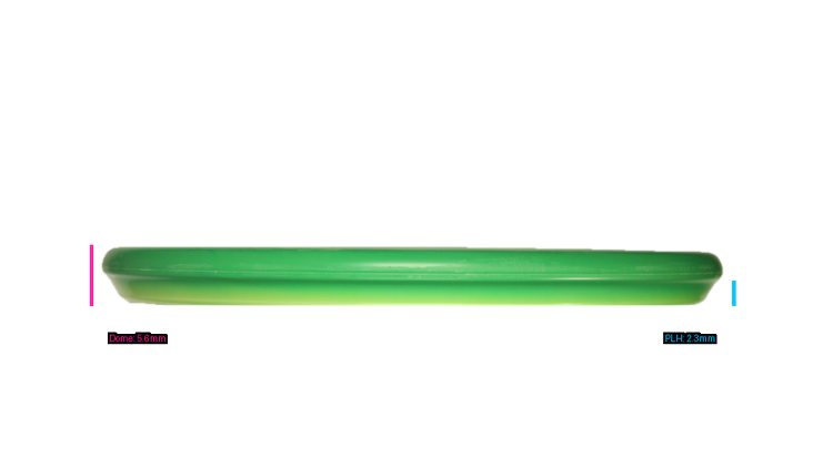 Dynamic Discs Ignite Stamp V3 Classic Supreme Orbit Sockibomb Slammer Putter Profile View