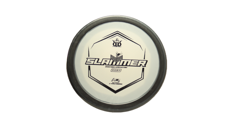 Dynamic Discs Ignite Stamp V3 Classic Supreme Orbit Sockibomb Slammer Putter Front View