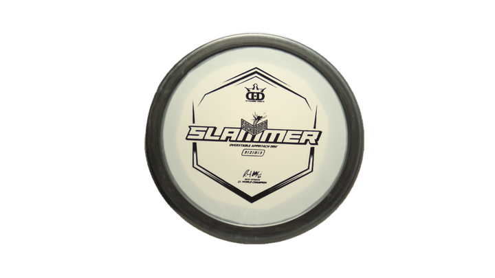 Dynamic Discs Ignite Stamp V3 Classic Supreme Orbit Sockibomb Slammer Putter Front View