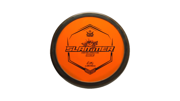Dynamic Discs Ignite Stamp V3 Classic Supreme Orbit Sockibomb Slammer Putter Front View