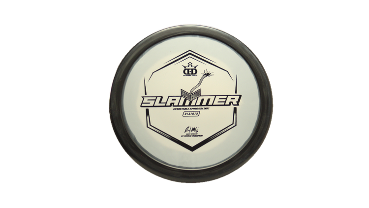 Dynamic Discs Ignite Stamp V3 Classic Supreme Orbit Sockibomb Slammer Putter Front View