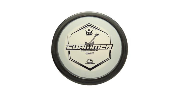 Dynamic Discs Ignite Stamp V3 Classic Supreme Orbit Sockibomb Slammer Putter Front View