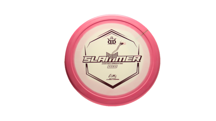 Dynamic Discs Ignite Stamp V3 Classic Supreme Orbit Sockibomb Slammer Putter Front View
