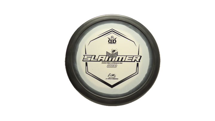 Dynamic Discs Ignite Stamp V3 Classic Supreme Orbit Sockibomb Slammer Putter Front View