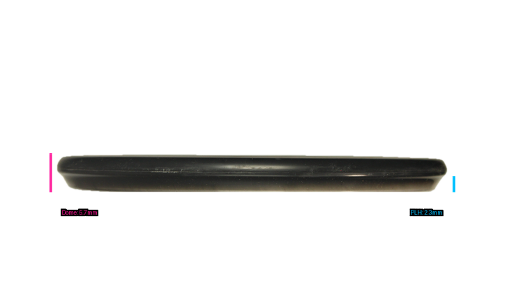 Dynamic Discs Ignite Stamp V3 Classic Supreme Orbit Sockibomb Slammer Putter Profile View