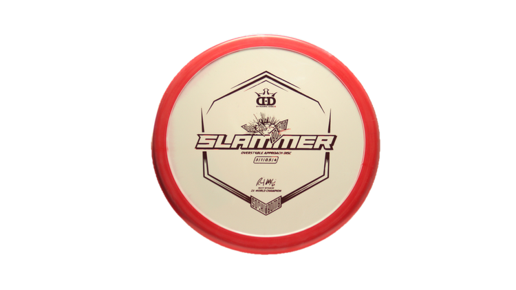Dynamic Discs Ignite Stamp V3 Classic Supreme Orbit Sockibomb Slammer Putter Front View