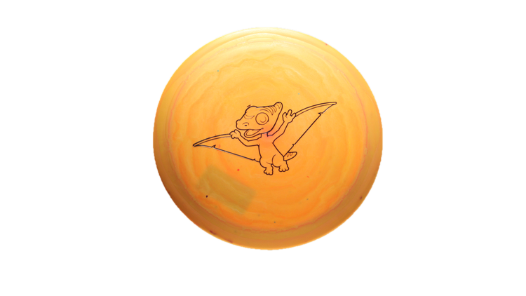 Dino Discs Egg Shell Pterodactylus Distance Driver Front View