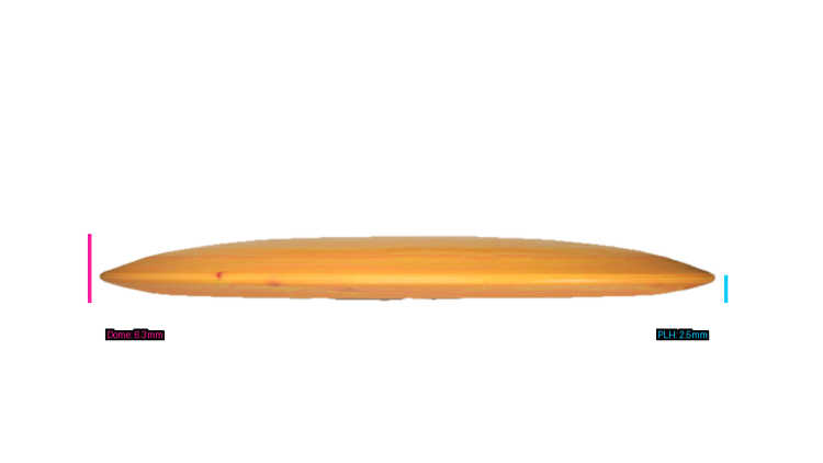 Dino Discs Egg Shell Pterodactylus Distance Driver Profile View