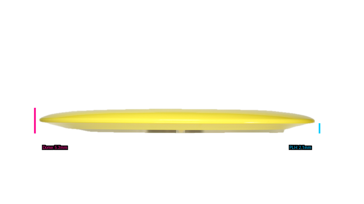 Innova Star Bottom Stamped Wraith Distance Driver Profile View