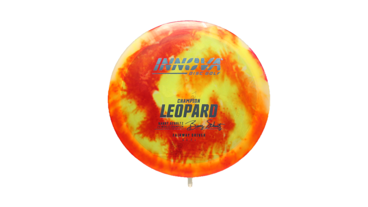 Innova I-Dye Champion Leopard Fairway Driver Front View