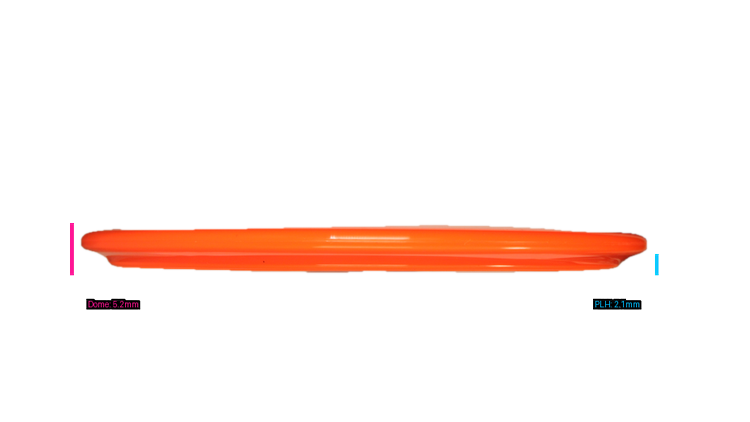 Dynamic Discs Caddyshark Fluid Justice Midrange Profile View