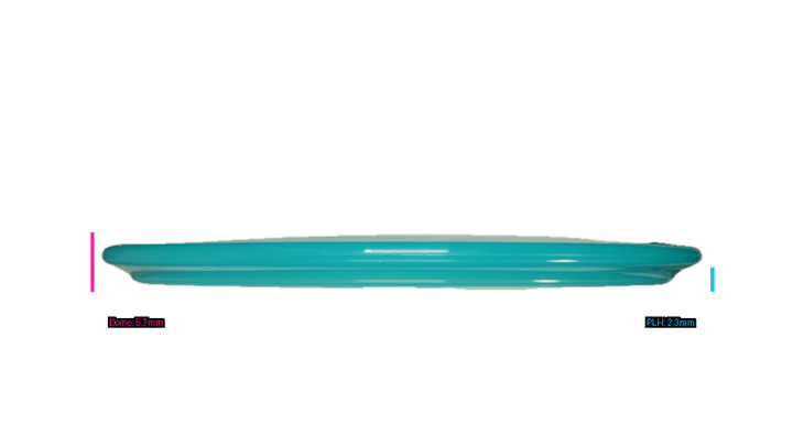 Dynamic Discs Caddyshark Fluid Justice Midrange Profile View