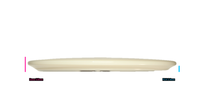 Dynamic Discs Caddyshark Fluid Justice Midrange Profile View