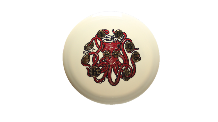 Kastaplast Collab Elin A Triple Foil K1 Idog Fairway Driver Front View