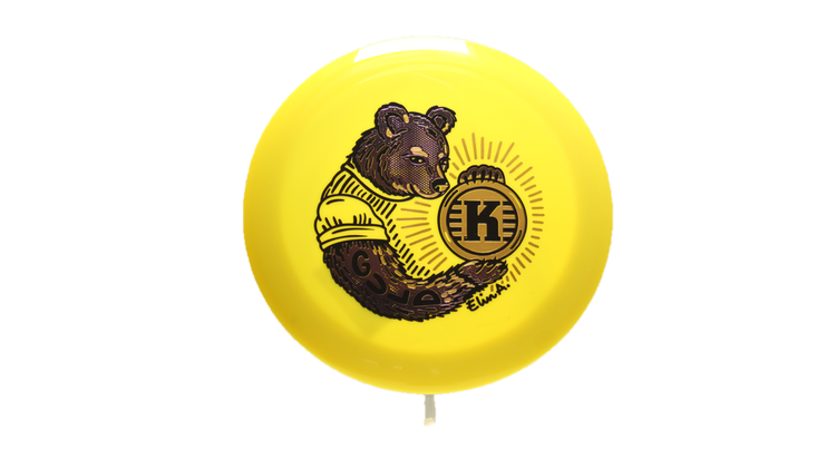Kastaplast Collab Elin A Triple Foil K1 Guld Distance Driver Front View