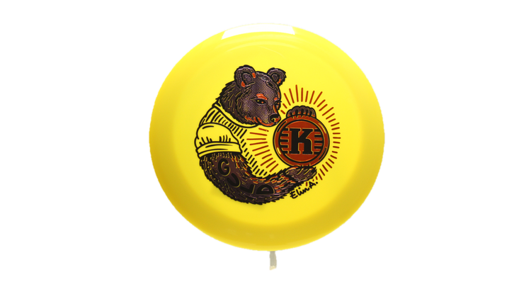 Kastaplast Collab Elin A Triple Foil K1 Guld Distance Driver Front View