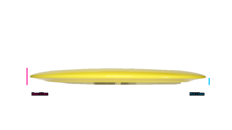 Kastaplast Collab Elin A Triple Foil K1 Guld Distance Driver Profile View