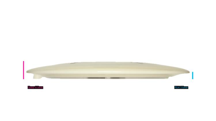 Discmania Year of Triumph 2025 Premier Q-Line DD3 Distance Driver Profile View