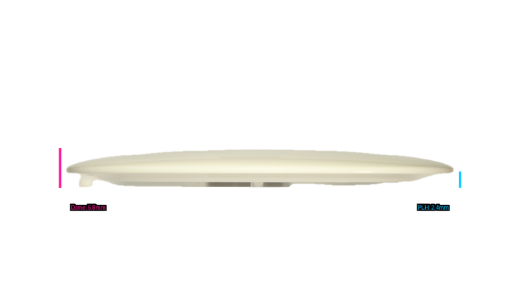 Latitude 64 Angel Triple Stamp Grand Grace Distance Driver Profile View