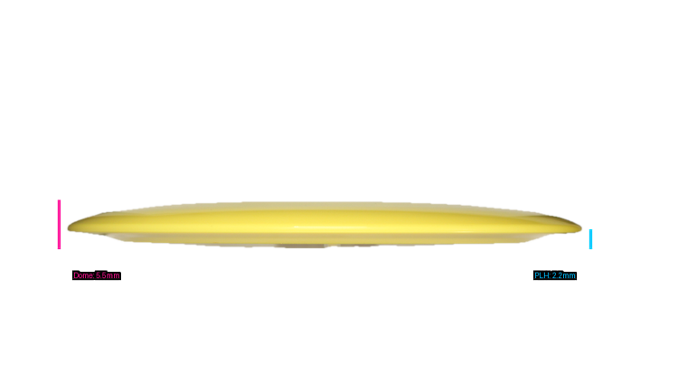 Discmania S-Line DD3 Distance Driver Profile View