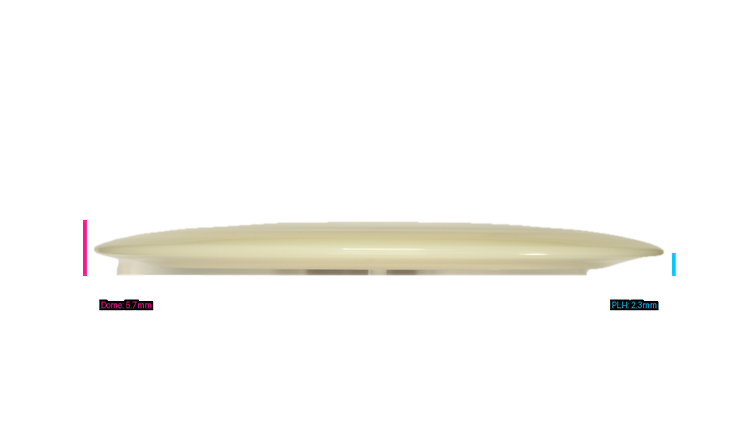 Kastaplast K1 Glow Guld Distance Driver Profile View