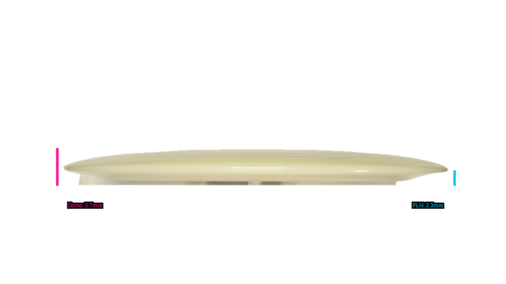 Kastaplast K1 Glow Guld Distance Driver Profile View
