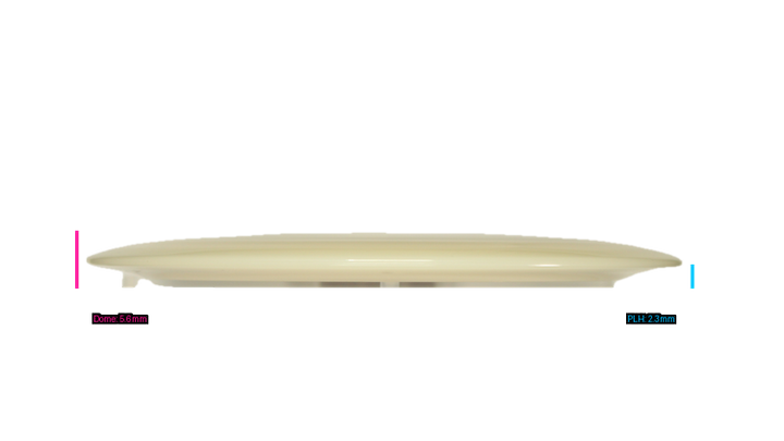 Kastaplast K1 Glow Guld Distance Driver Profile View