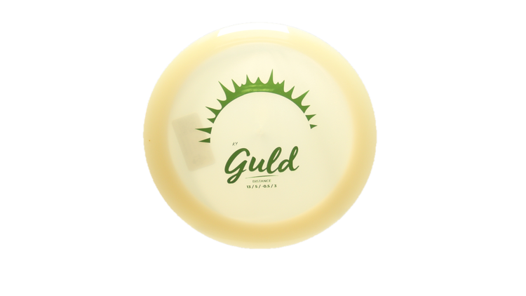 Kastaplast K1 Glow Guld Distance Driver Front View