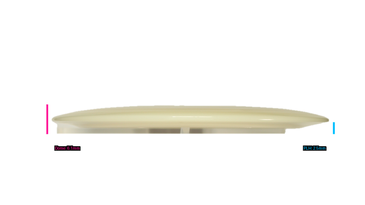 Kastaplast K1 Glow Guld Distance Driver Profile View
