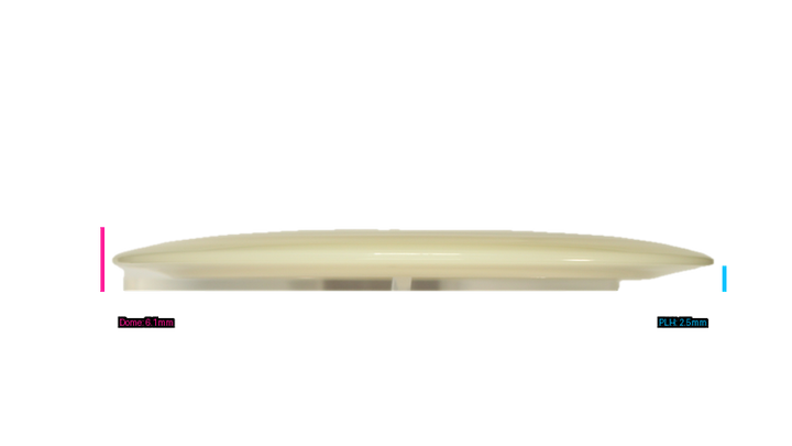 Kastaplast K1 Glow Guld Distance Driver Profile View