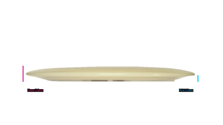 Kastaplast K1 Glow Guld Distance Driver Profile View