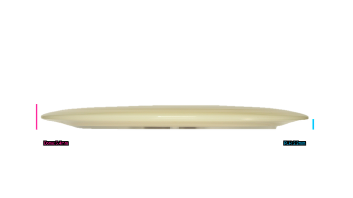 Kastaplast K1 Glow Guld Distance Driver Profile View