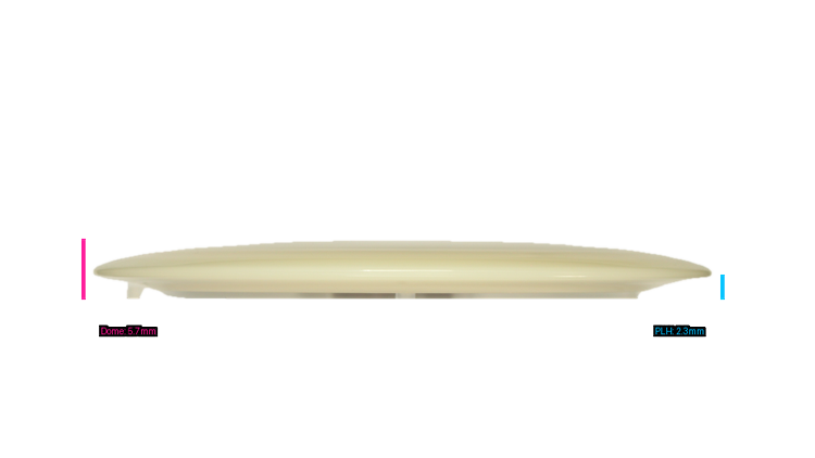 Kastaplast K1 Glow Guld Distance Driver Profile View