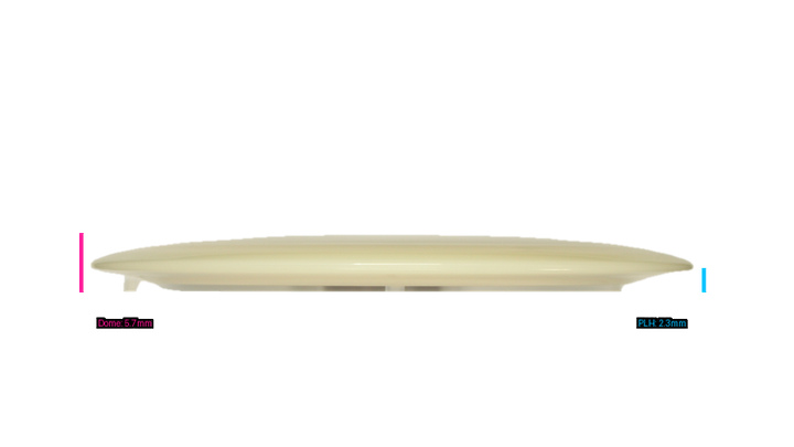 Kastaplast K1 Glow Guld Distance Driver Profile View