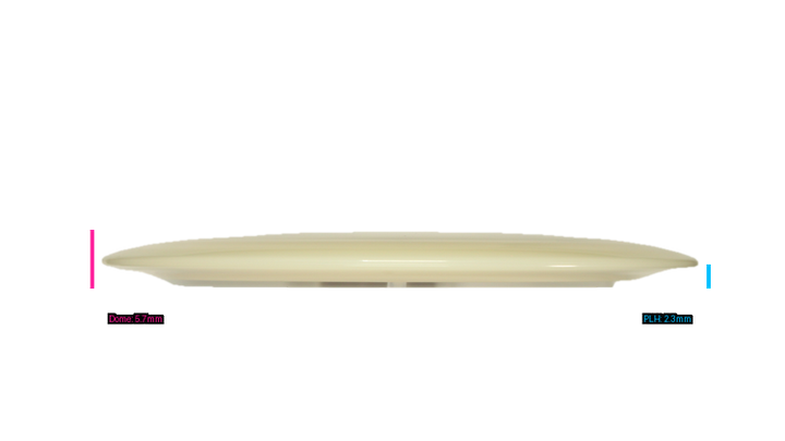 Kastaplast K1 Glow Guld Distance Driver Profile View
