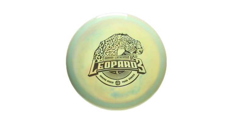 Innova 2018 Hannah Leatherman Tour Series Swirled Star Leopard3 Fairway Driver Front View