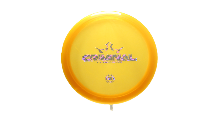 Dynamic Discs SE Lucid Glimmer Criminal Distance Driver Front View