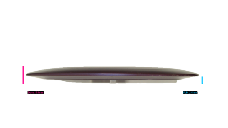 Latitude 64 USED Early Run Digi Stamp Gold Halo Distance Driver Profile View