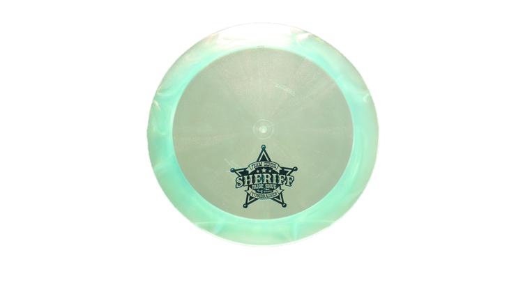 Dynamic Discs 2020 Team Series Paige Shue Lucid-X Glimmer Sheriff Distance Driver Front View