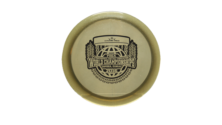 Dynamic Discs 2016 PDGA World Championships Fluid Convict Fairway Driver Front View