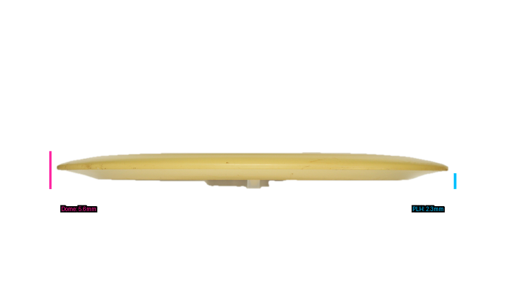 Westside Discs USED Stock Elasto World Distance Driver Profile View