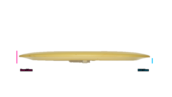 Westside Discs USED Stock Elasto World Distance Driver Profile View