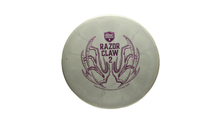 Discmania USED Razor Claw 2 Vapor Tactic Putter Front View