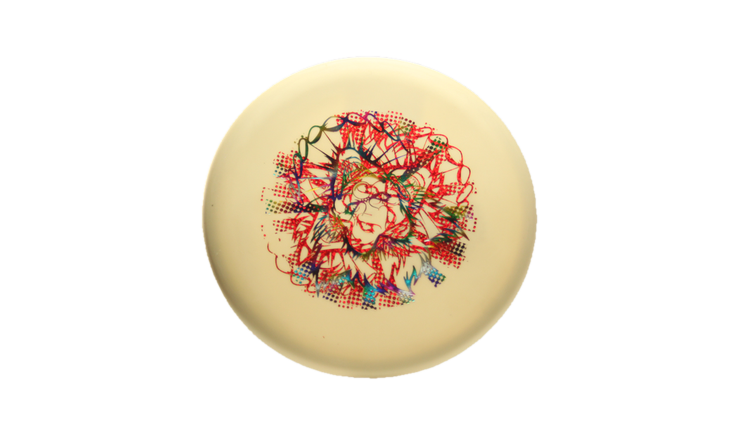 Pie Pan Discs Fear The Bogeyman Eggs-Out Butter Line Glow Bagger Putter Front View