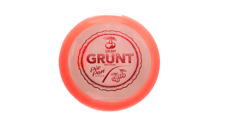 Pie Pan Discs Cherry Grunt (retooled) Fairway Driver Front View
