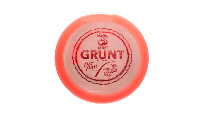 Pie Pan Discs Cherry Grunt (retooled) Fairway Driver Front View
