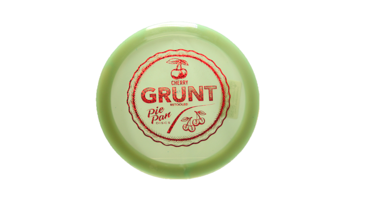 Pie Pan Discs Cherry Grunt (retooled) Fairway Driver Front View