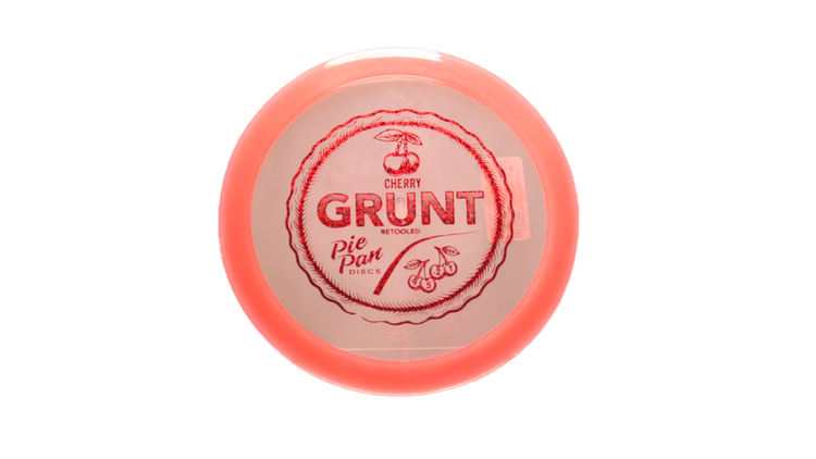 Pie Pan Discs Cherry Grunt (retooled) Fairway Driver Front View