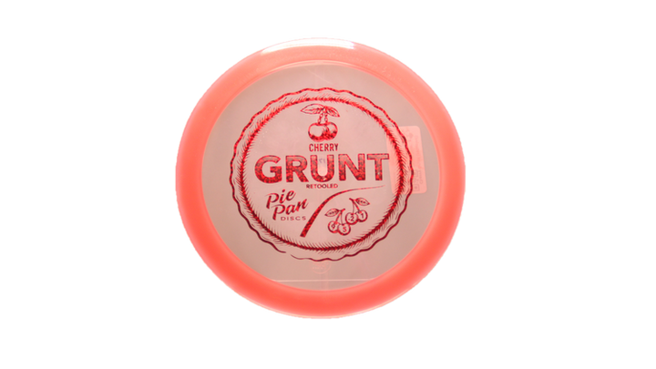 Pie Pan Discs Cherry Grunt (retooled) Fairway Driver Front View